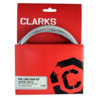 BPLUMEN  | Lanko řadící 2 ks + bowden Clarks PRE-LUBE - sada stříbrná