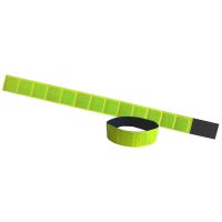 BPLUMEN | Páska reflexní se suchým zipem WOWOW z materiálu 3M - velikost 38 x 2,8 cm - 2 kusy