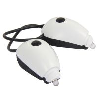 BPLUMEN | Sada osvětlení WOWOW - přední a zadní mini blikačka s elastickou šňůrkou - bílý set