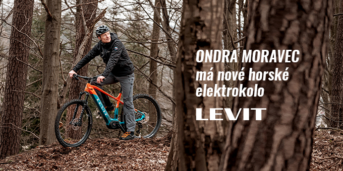 Ondra Moravec má nové horské elektrokolo Levit