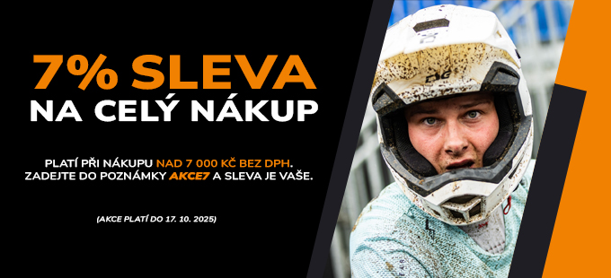 Sleva 7% na celý nákup