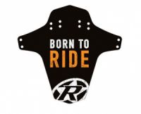 BPLUMEN  | Blatník přední Reverse MudGuard Born to ride Black / Fox Orange